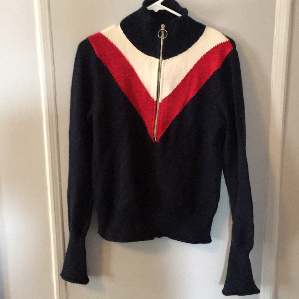Half zip Turtleneck sweater